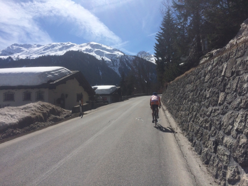 Davos winter cycling