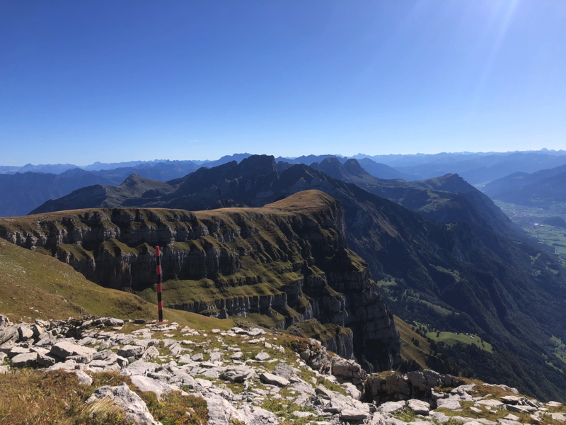 Chäserrugg uitzicht Rosengarten